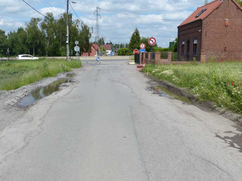 rue basly fermée à la circulation